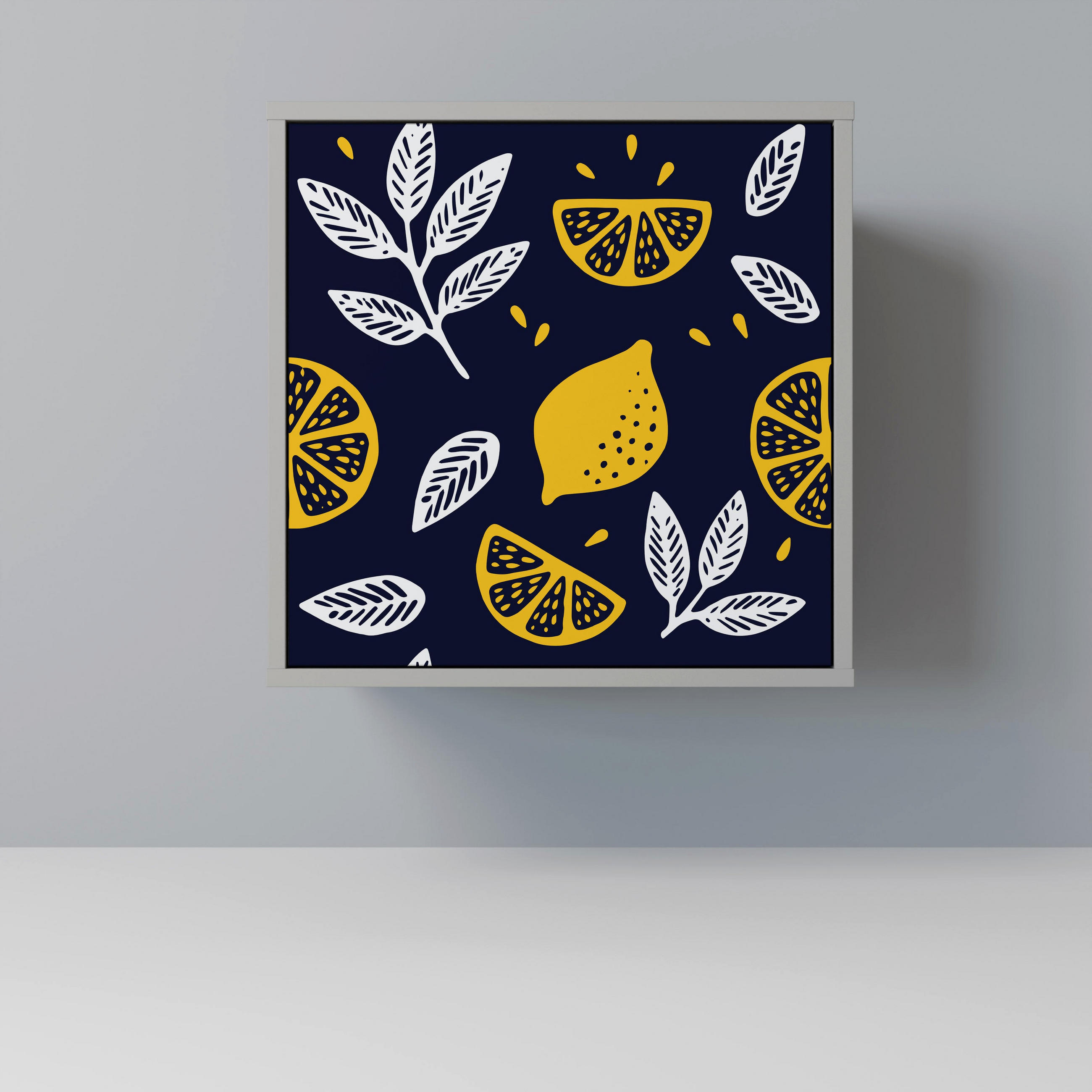 SpaceRebels Sideboard Grau 57.5x57.5x42 cm