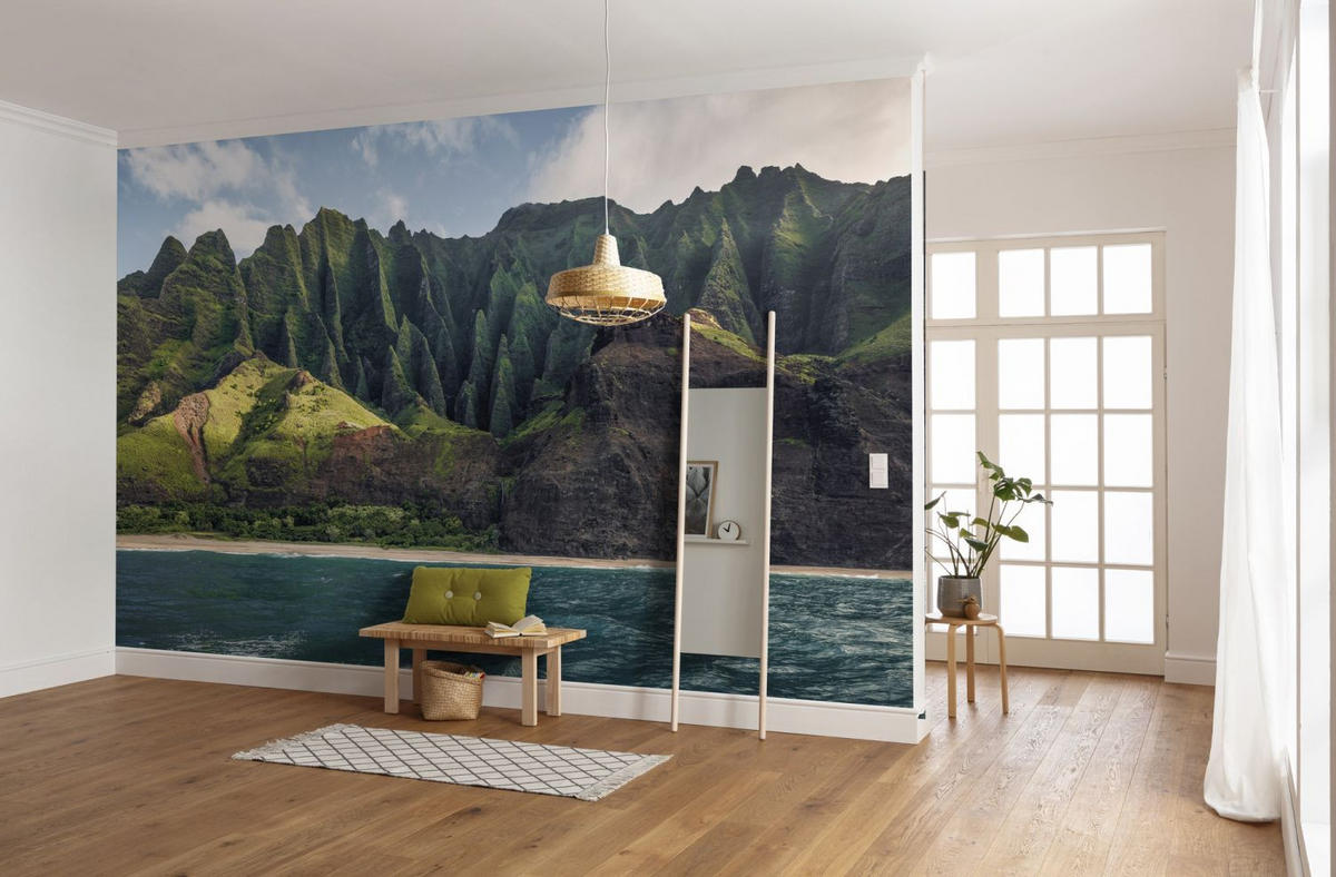 FOTOTAPETE Landschaft 400 x 280 cm - Grün, Papier (400/280cm) - Sanders & Sanders