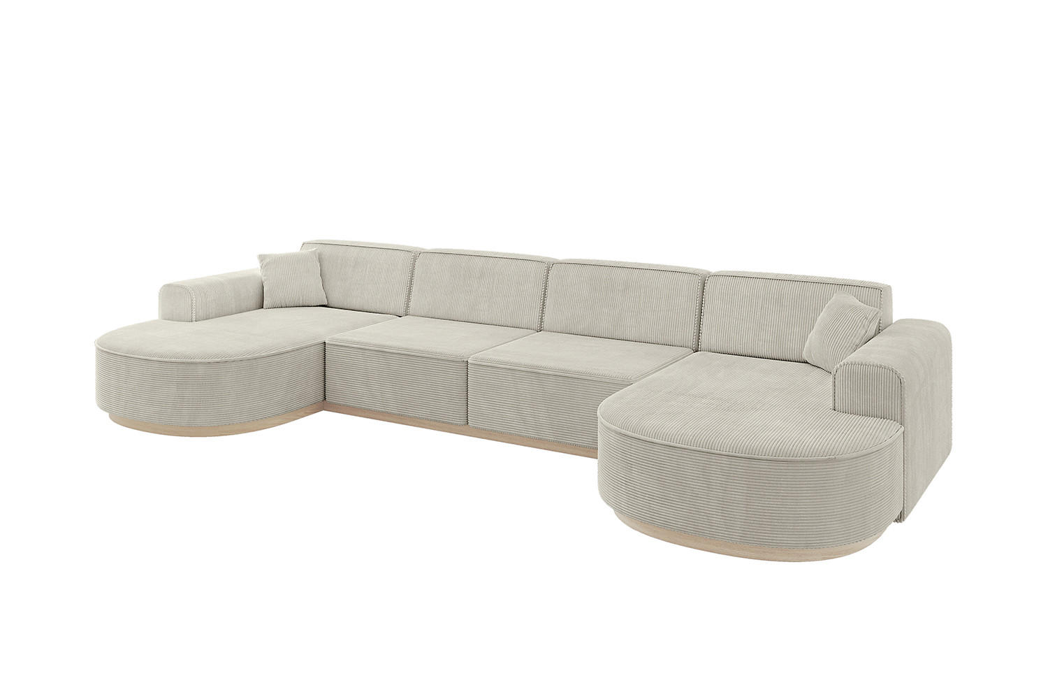 Altdecor Wohnlandschaft Creme 388x83x171 cm