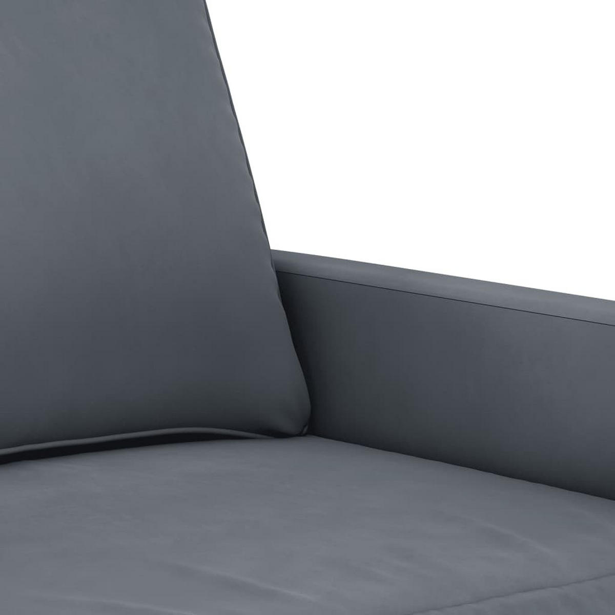 2-SITZER-SOFA Thompson - Grau, Naturmaterialien (158/80/77cm) - Nettlife