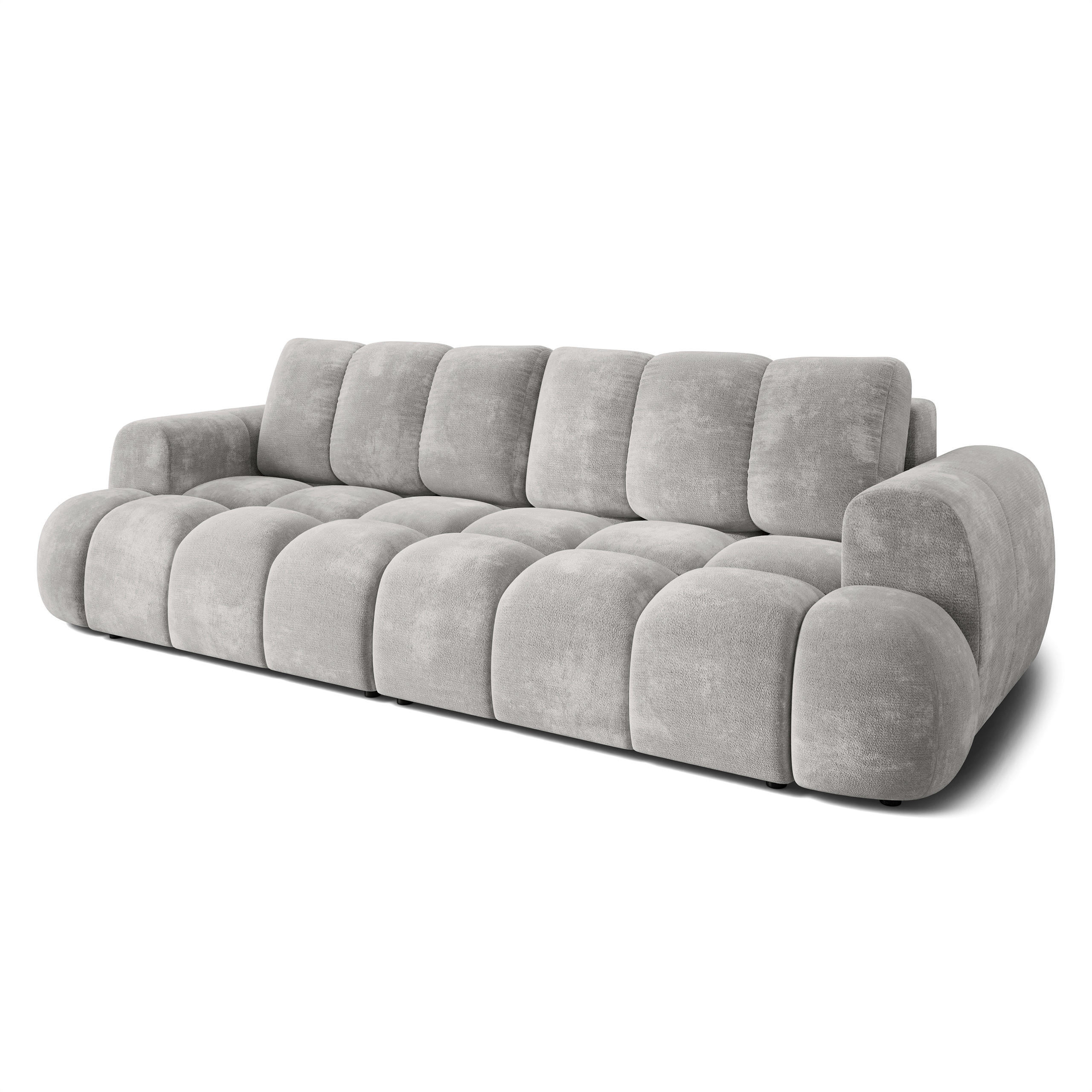 Masseno Bettsofa Hellgrau 300x88x113 cm