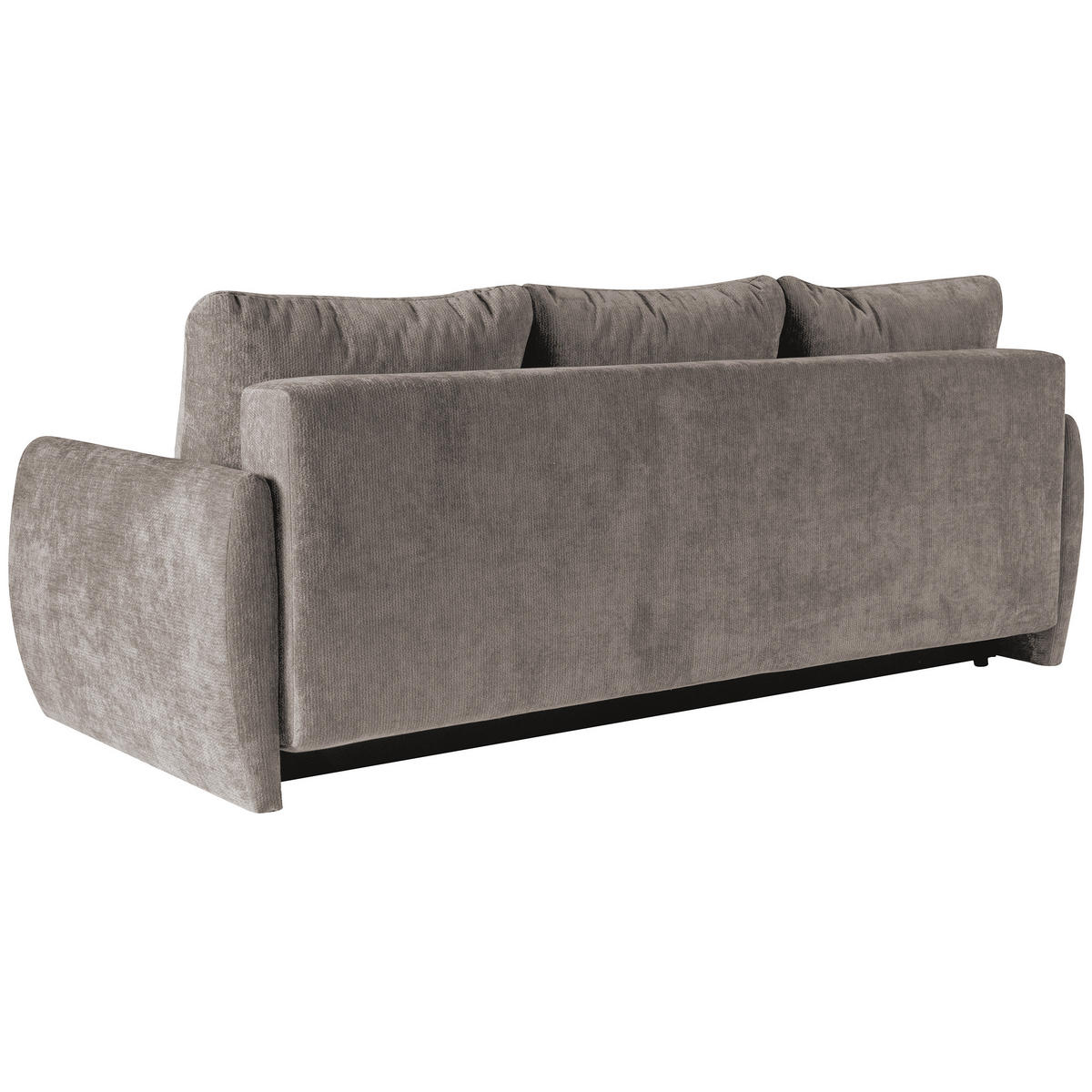 SCHLAFSOFA Piero 3-Sitzer mit Schlaffunktion, Braun - Braun, Textil (222/93/99cm) - Beautysofa