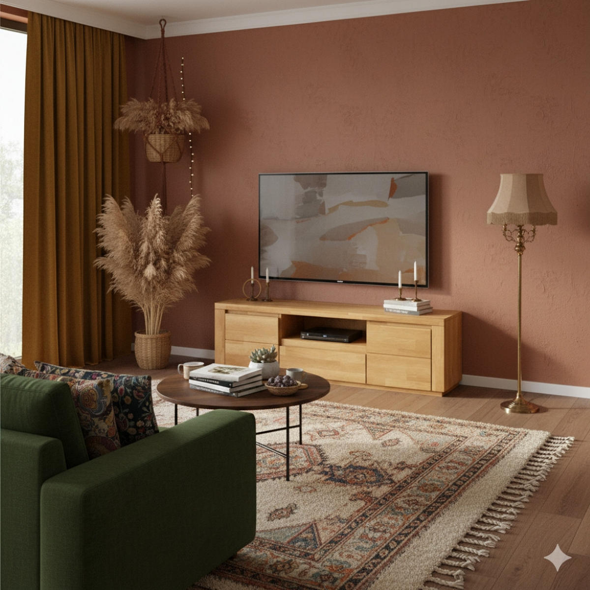 LOWBOARD Viborg - Braun, Holz (37/47/160cm) - kiki design