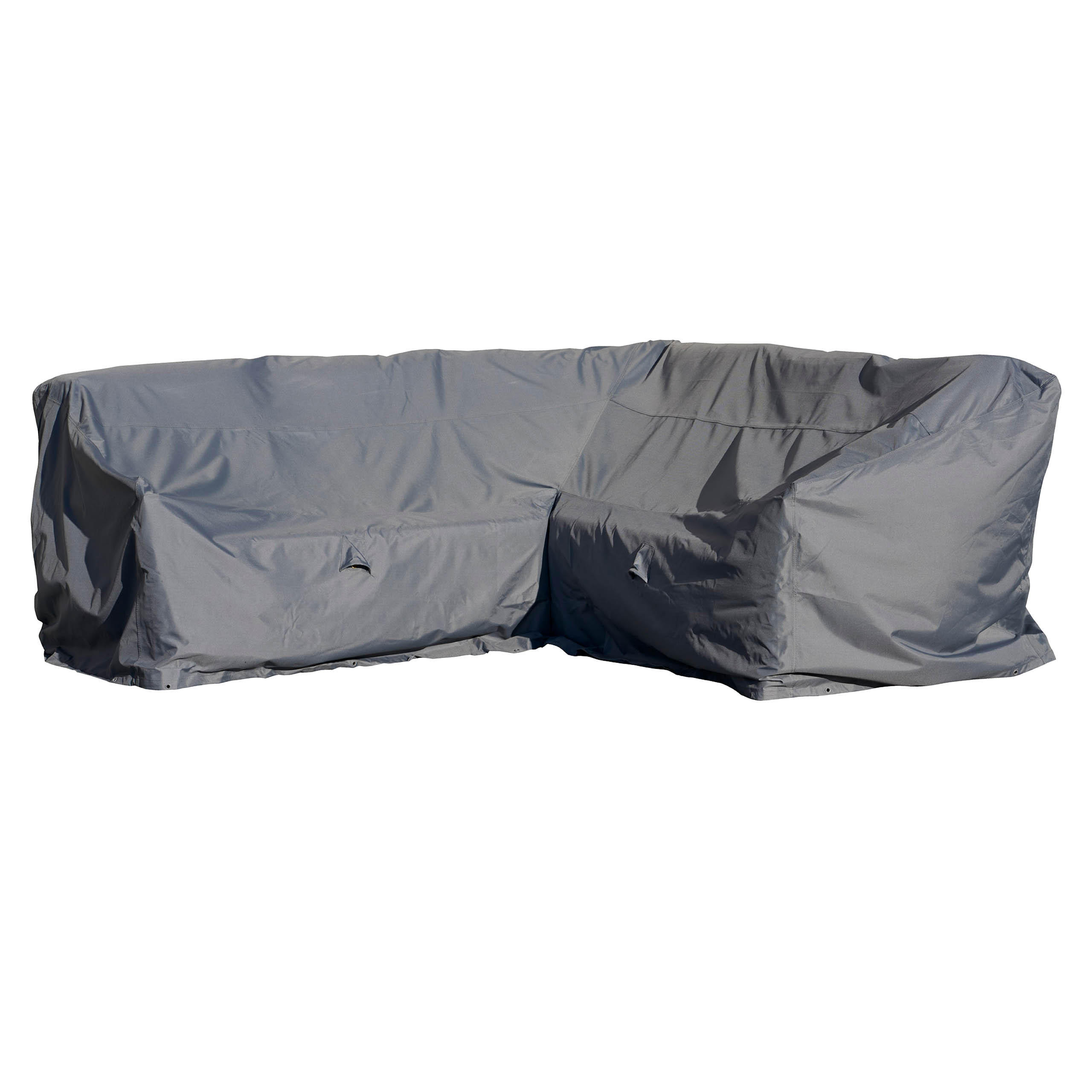 DINING-LOUNGE-ECKE L-Form SHP-20120 - Grau, Kunststoff (237/100/237cm) - mehr Garten