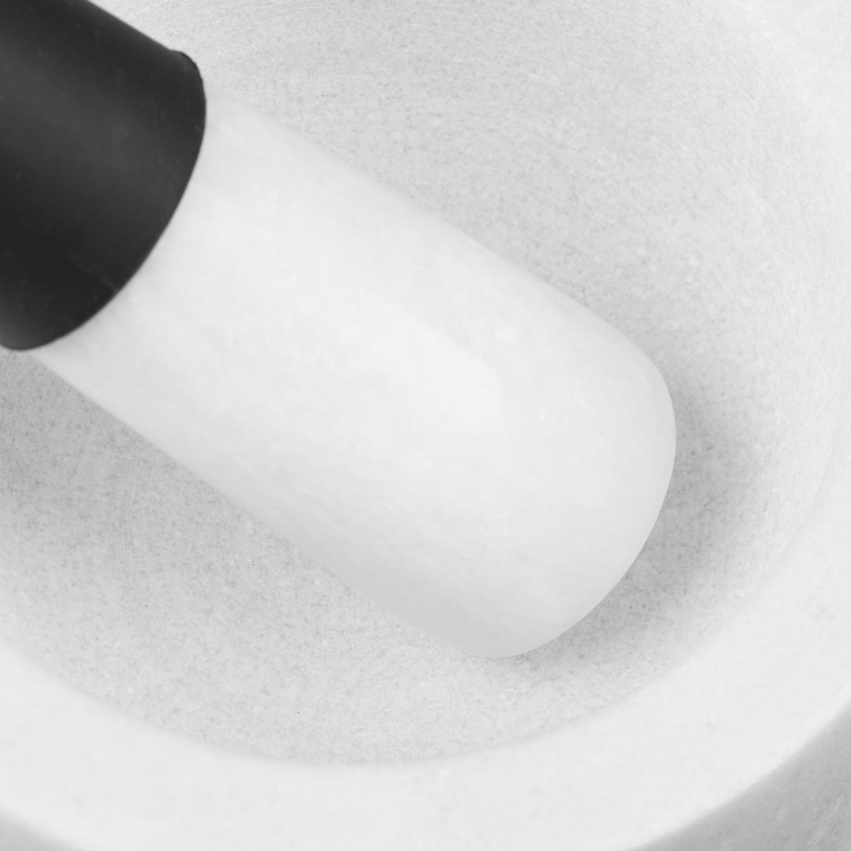 MÖRSER - Multicolor, Kunststoff/Stein (14/8/14cm) - Relaxdays