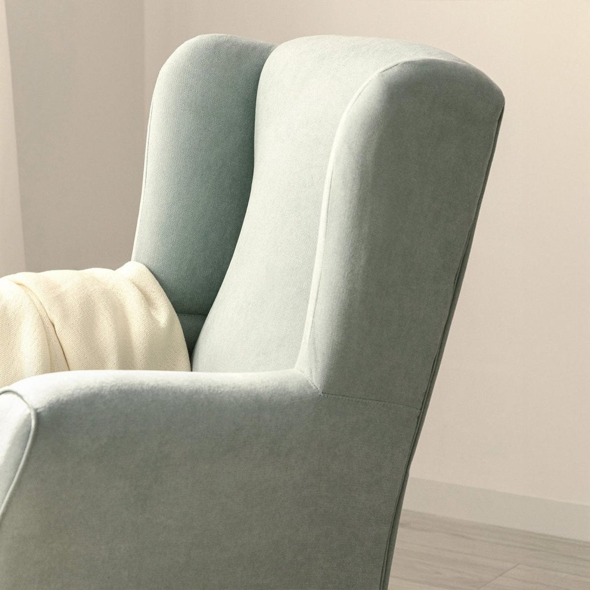 STILLSTUHL Lily Grün 76 cm x 103 cm - Grün, Textil (76/103/80cm) - Klast Home