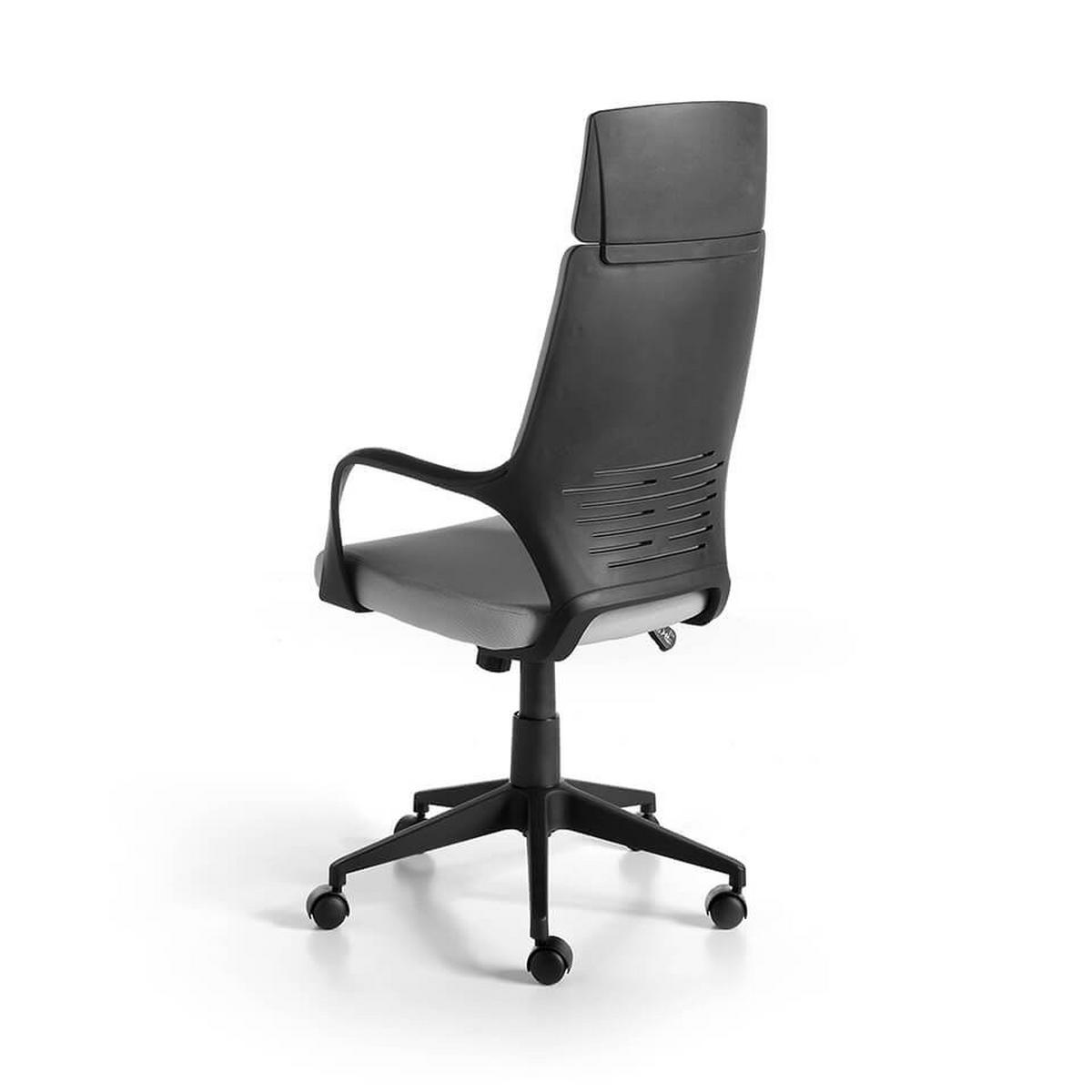 DREHSTUHL Schwarz Grau 63/63/127 cm - Schwarz/Grau, Textil (63/127/63cm) - ANGEL CERDA
