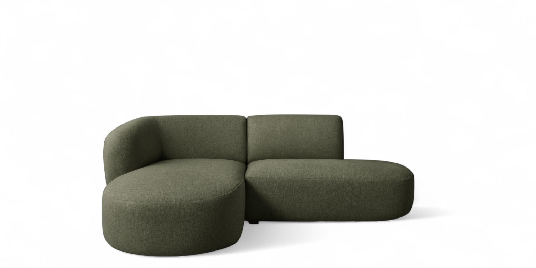Fun Möbel Ecksofa Grün 242x188 cm