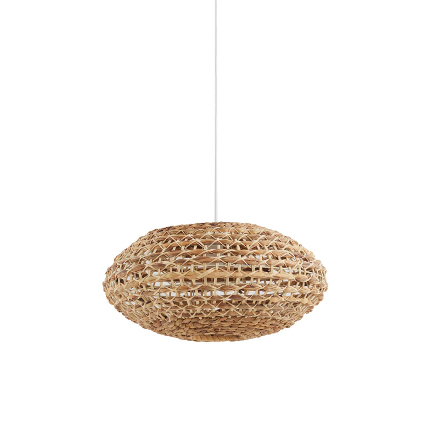 HÄNGELAMPE - Braun - 50/50/23.5 cm - Braun, Holz (50/50/23.5cm) - Light & Living