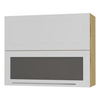 KÜCHENHÄNGESCHRANK Kvantum W8BS/90 Weiß Matt / Eiche Artisan Matt 90 / 32,5 / 72cm - Eiche Artisan/Weiß, Holz/Holzwerkstoff (90/72/32.5cm) - Feldmann-Wohnen
