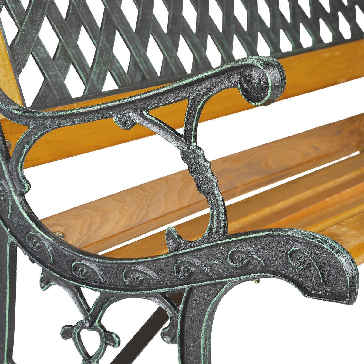 GARTENBANK - Multicolor, Holz/Kunststoff (125/73/52cm) - Relaxdays