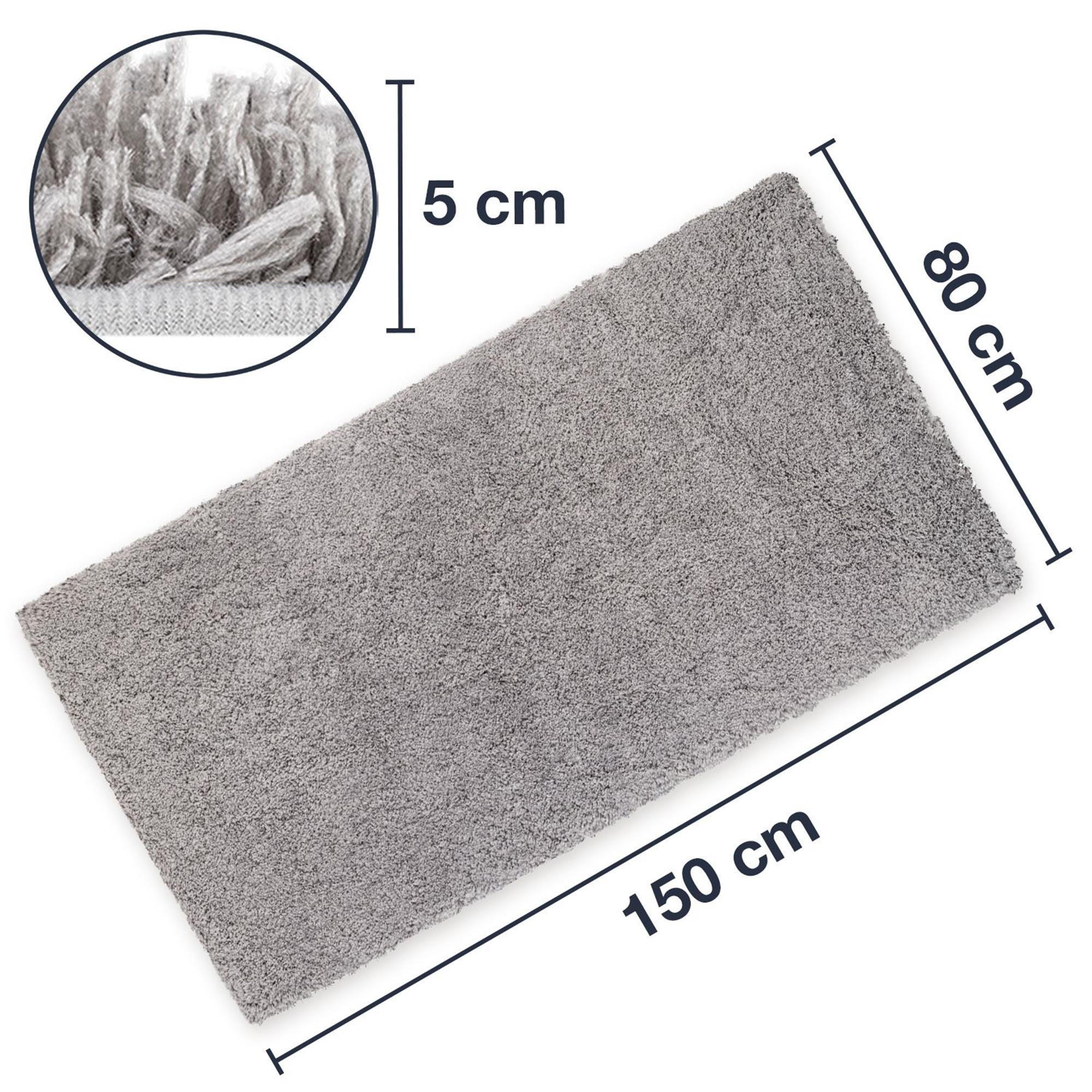BADTEPPICH VIENNA - Grau, Textil (80/150cm) - WohnDirect