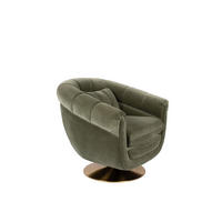 SESSEL Member Grün - Grün, Textil (82/79/88cm) - Dutchbone