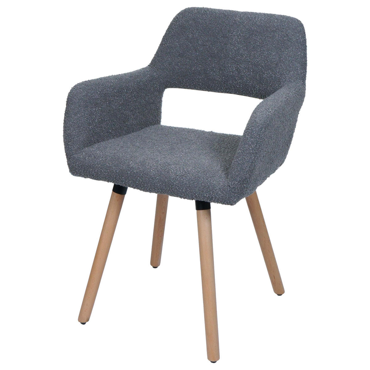 ESSZIMMERSTUHL Anthrazit - Anthrazit, Textil (56/80/53cm) - MCW