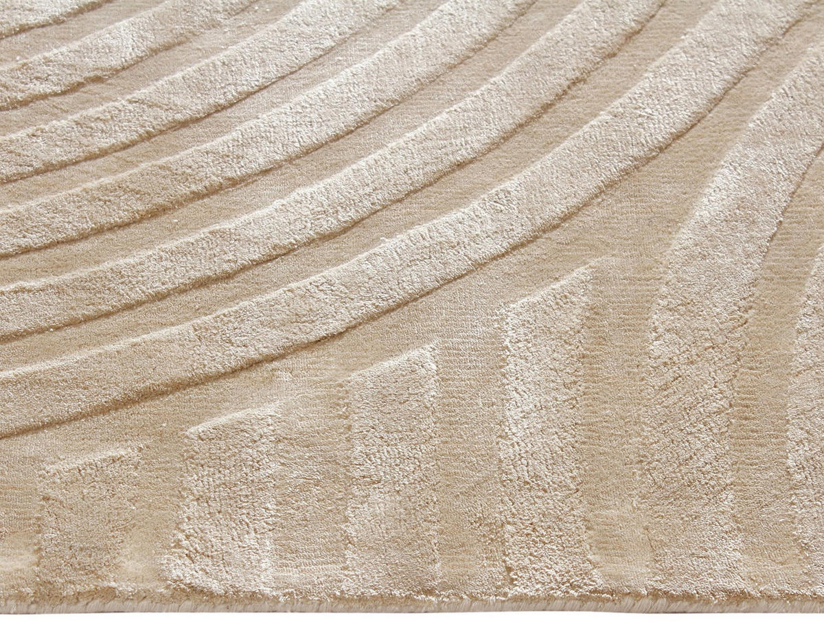 TEPPICHE Viskose Beige 230cm - Beige, Textil (230/160cm) - Sia Home