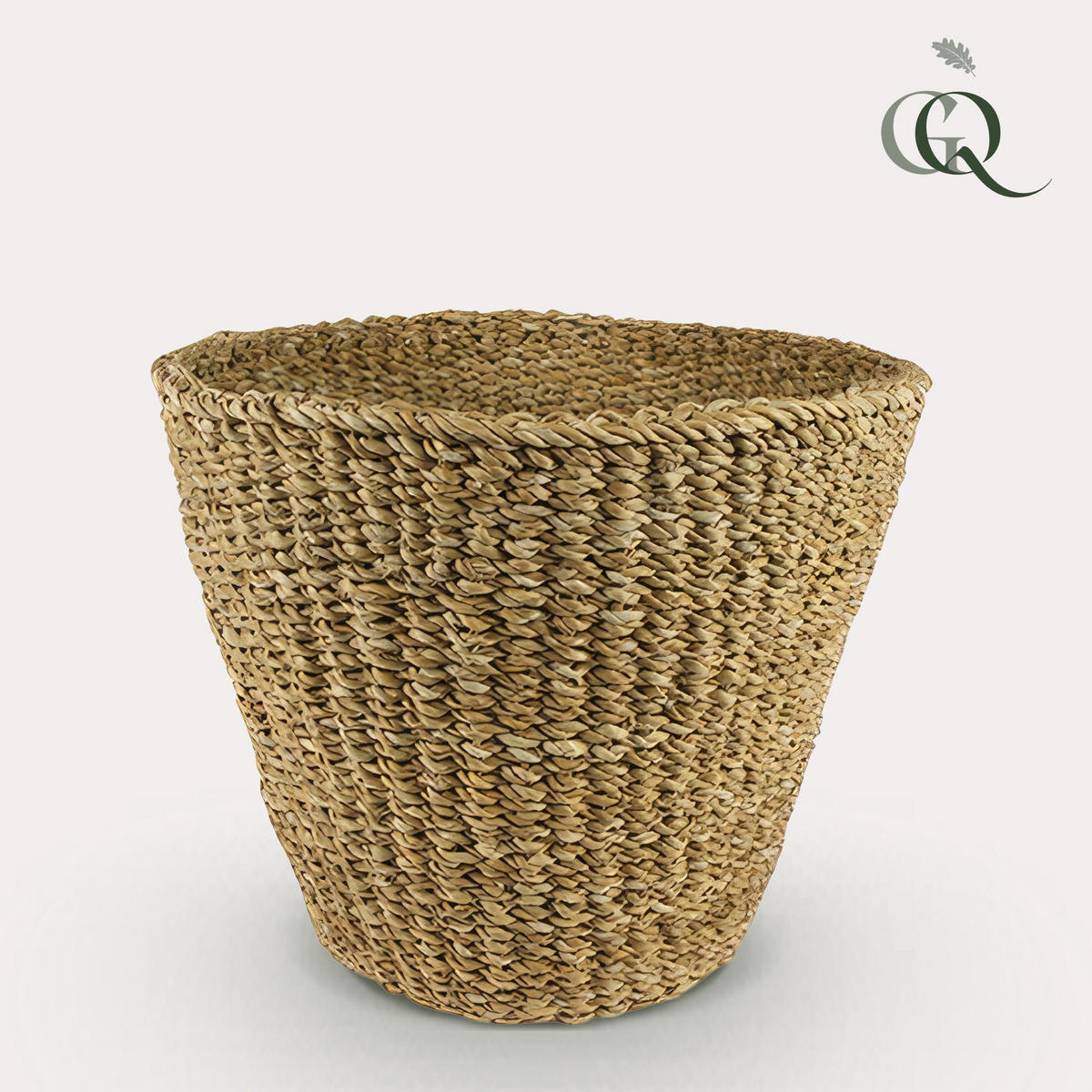 BLUMENTOPF Jip Natur Hellbraun L 30x25cm - Naturfarben, Naturmaterialien (30/25cm) - Green boutiQ
