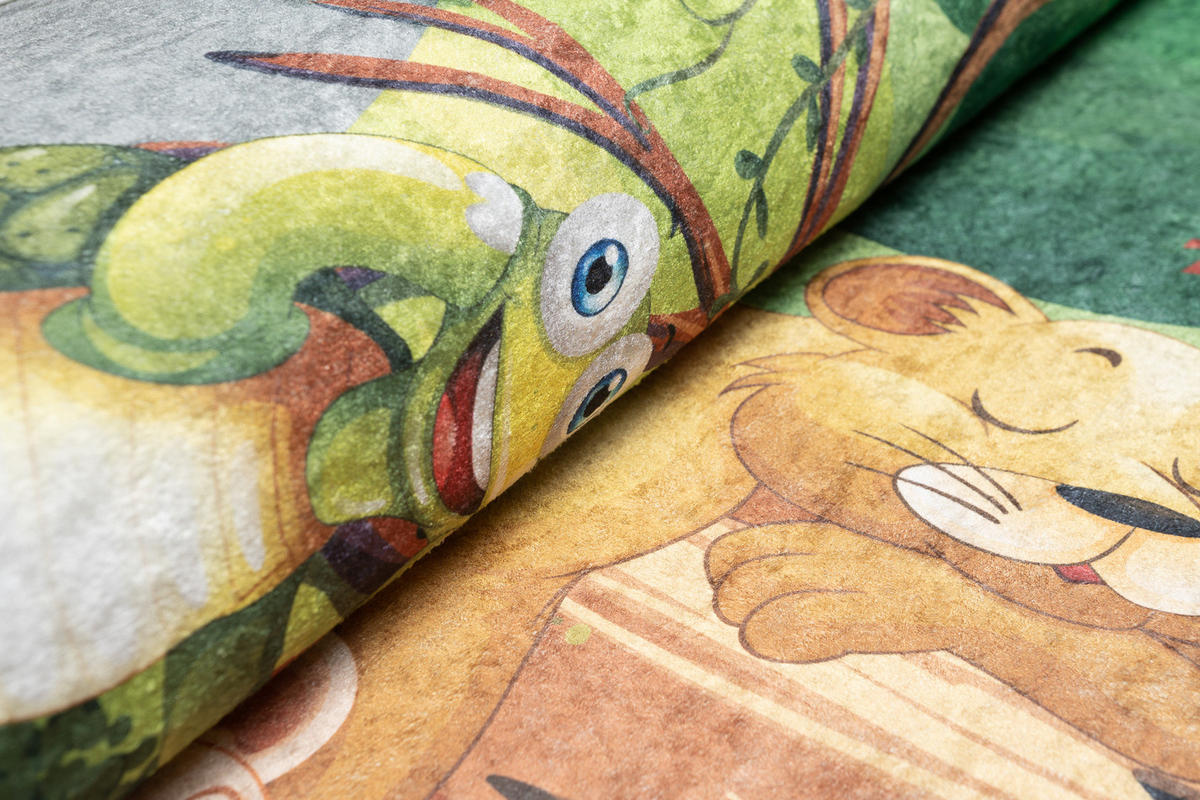 TEPPICH EMMA Blau 140/200 cm - Blau, Kunststoff (140/200cm) - Tapiso