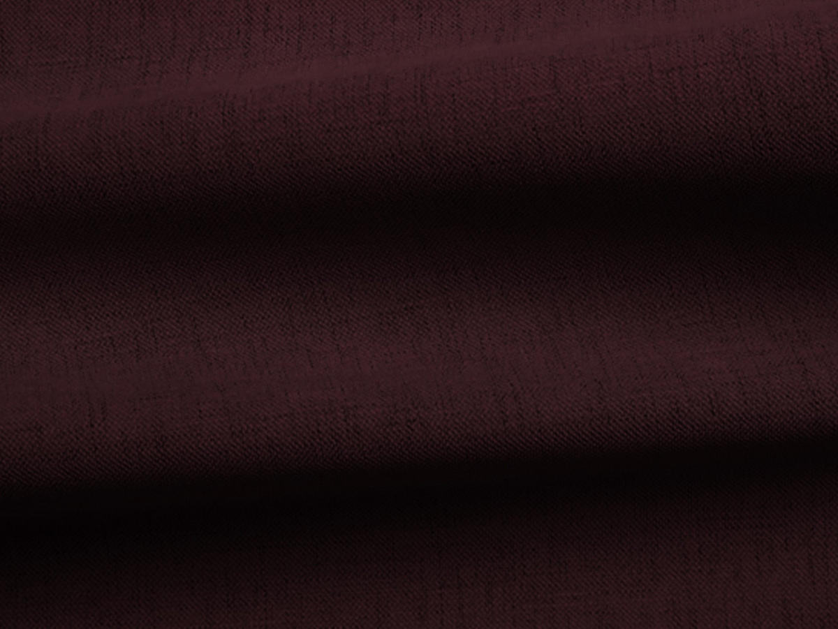 POUF Strukturstoff Rot - Weinrot/Schwarz, Holzwerkstoff/Kunststoff (75/37/75cm) - Makamii