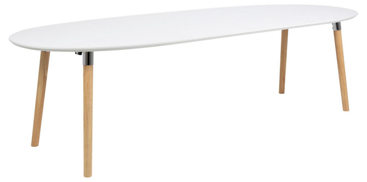 ESSTISCH 100x170/270 cm weiss - Weiß, Holzwerkstoff (100/170/74cm) - ebuy24