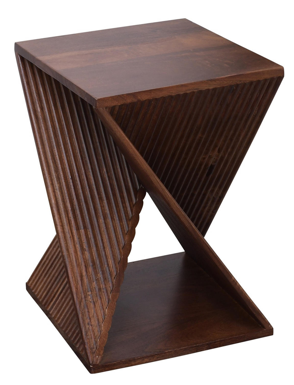 BEISTELLTISCH Braun 35 x 35 x 50 cm - Braun, Holz (35/35/50cm) - Nordlys