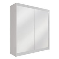 KLEIDERSCHRANK AMOHA mit LED - 200 cm - Weiß - Weiß, Holzwerkstoff (200/215/61cm) - ALTDECOR