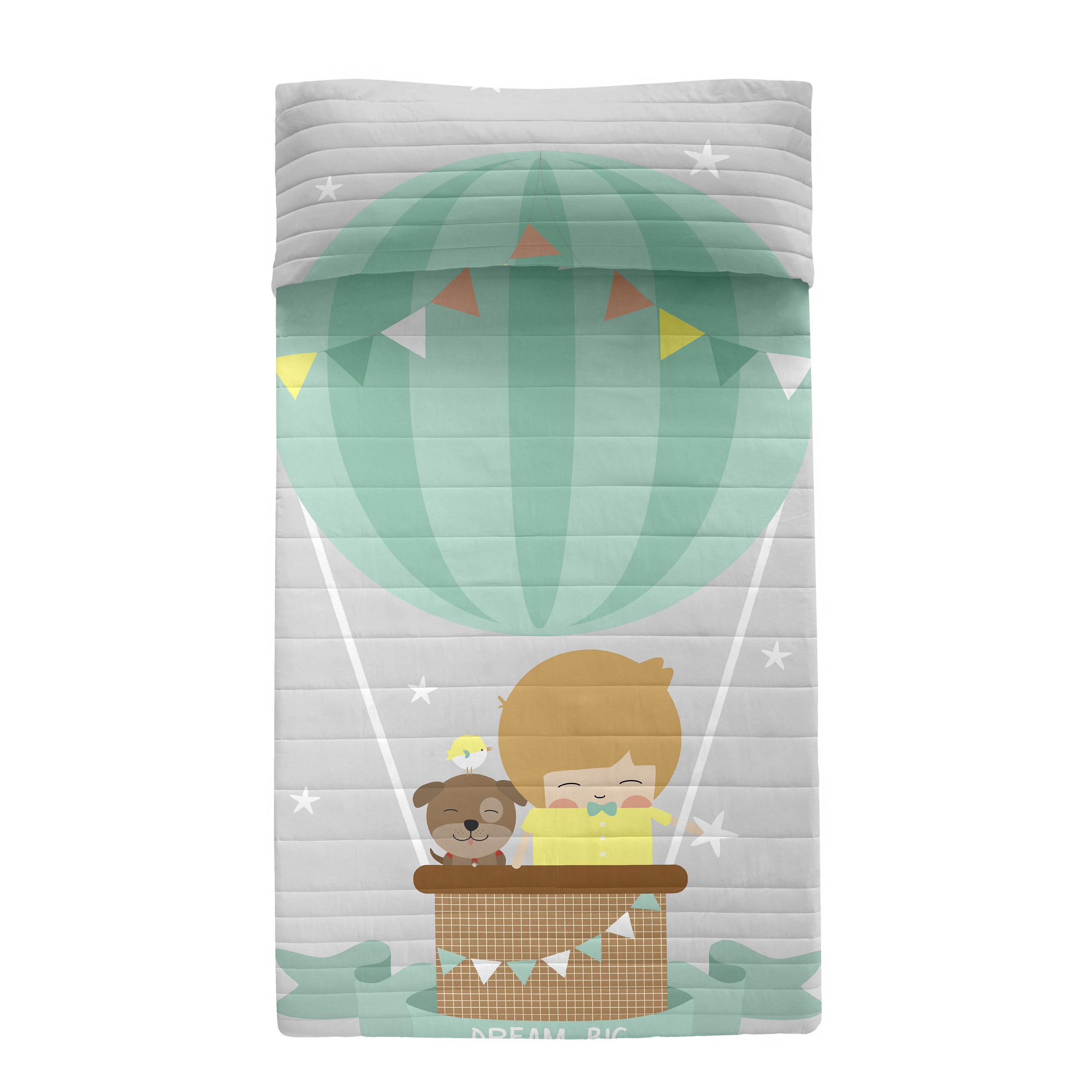 TAGESDECKE skymo day 200x260 cm (bett 105) mehrfarbig - Multicolor, Textil (200/260cm) - Happy Friday