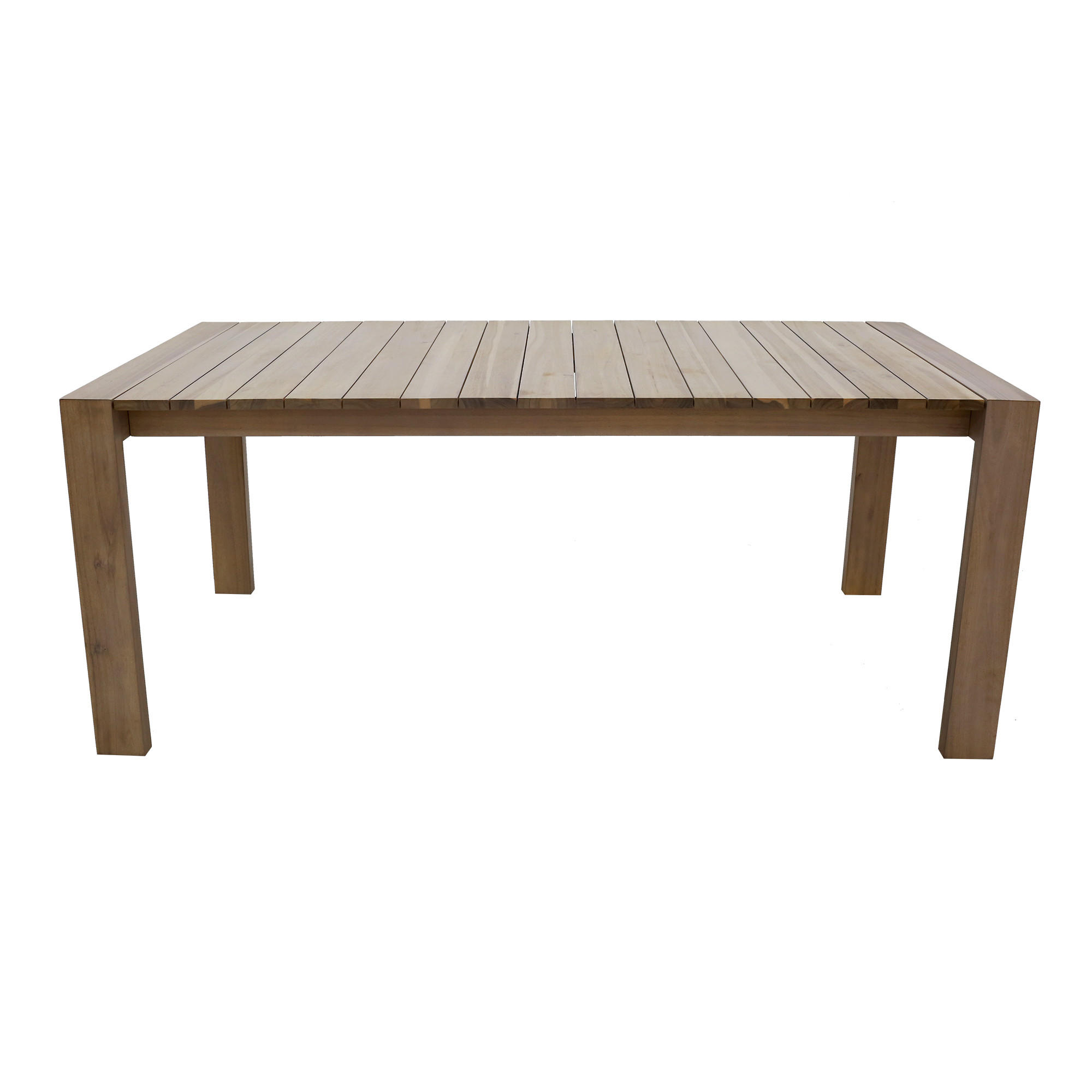 GARTENTISCH Algar Natur 90 x 180 - Braun, Holz (90/180/75cm) - Kenay Home