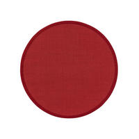 SISALTEPPICH Sana Rot ø 200 cm rund - Rot, Textil (200/200cm) - benuta Nest