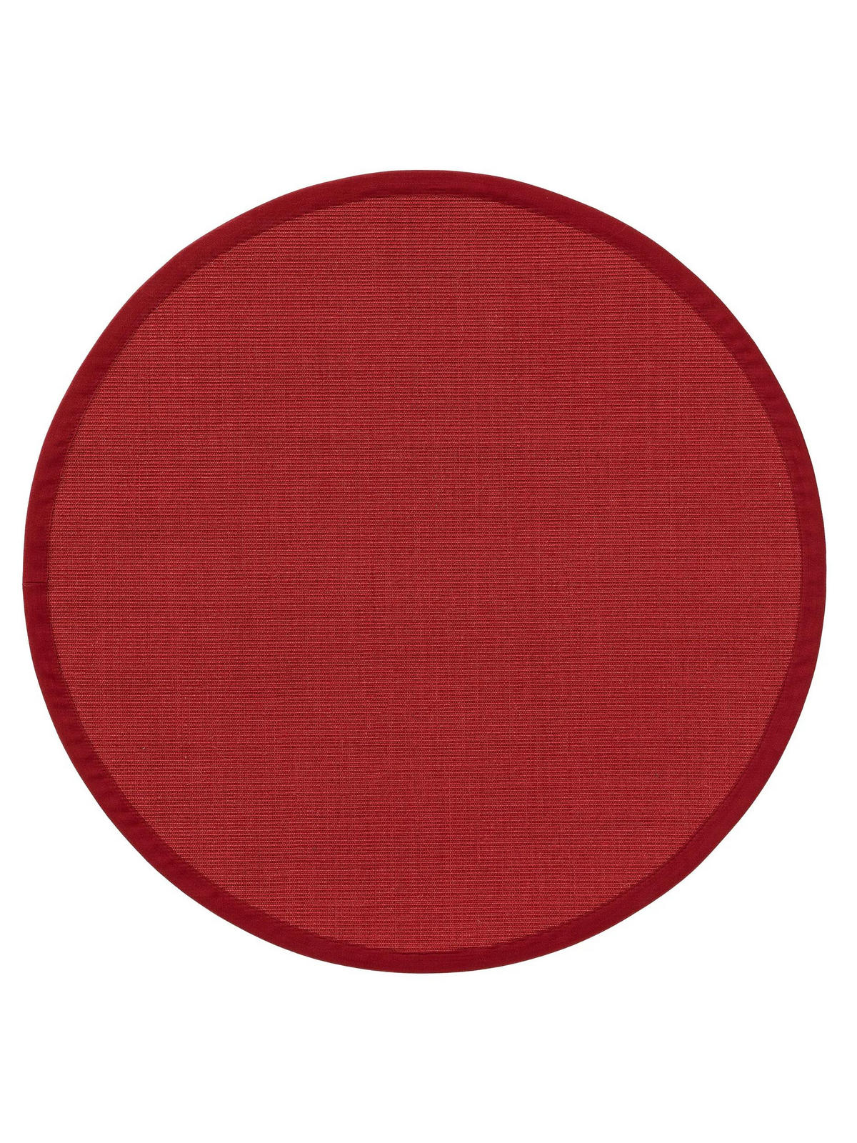 SISALTEPPICH Sana Rot ø 200 cm rund - Rot, Textil (200/200cm) - benuta Nest