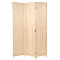 RAUMTEILER Bastia 3-tlg. Bambus Holz - Naturfarben, Holz (120/170/3cm) - DESIGN DELIGHTS