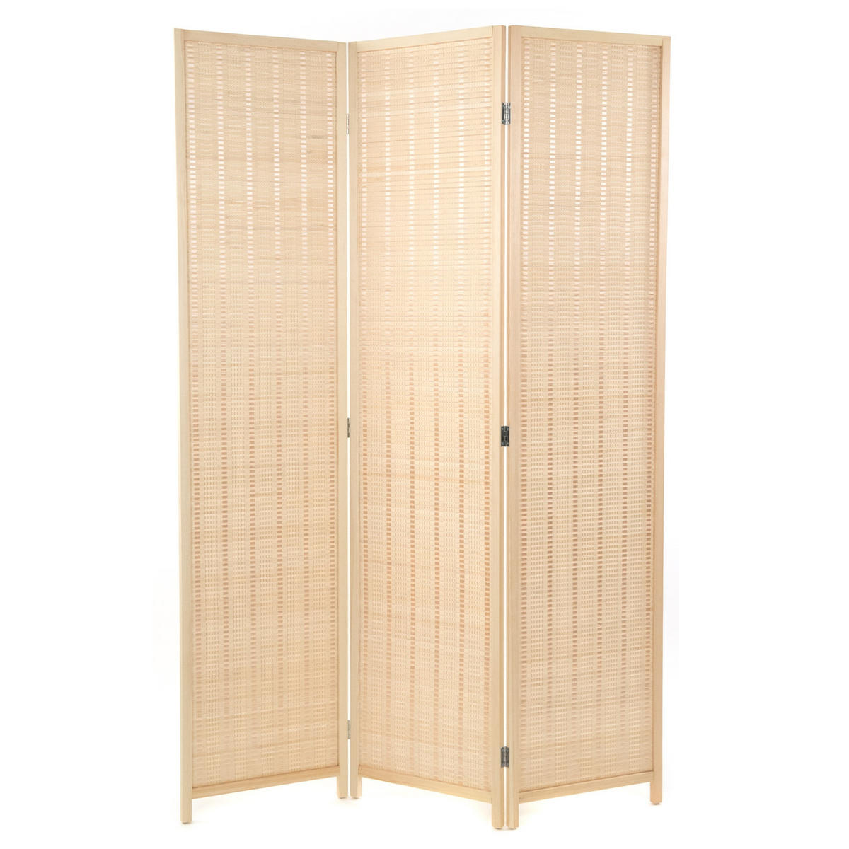 RAUMTEILER Bastia 3-tlg. Bambus Holz - Naturfarben, Holz (120/170/3cm) - DESIGN DELIGHTS
