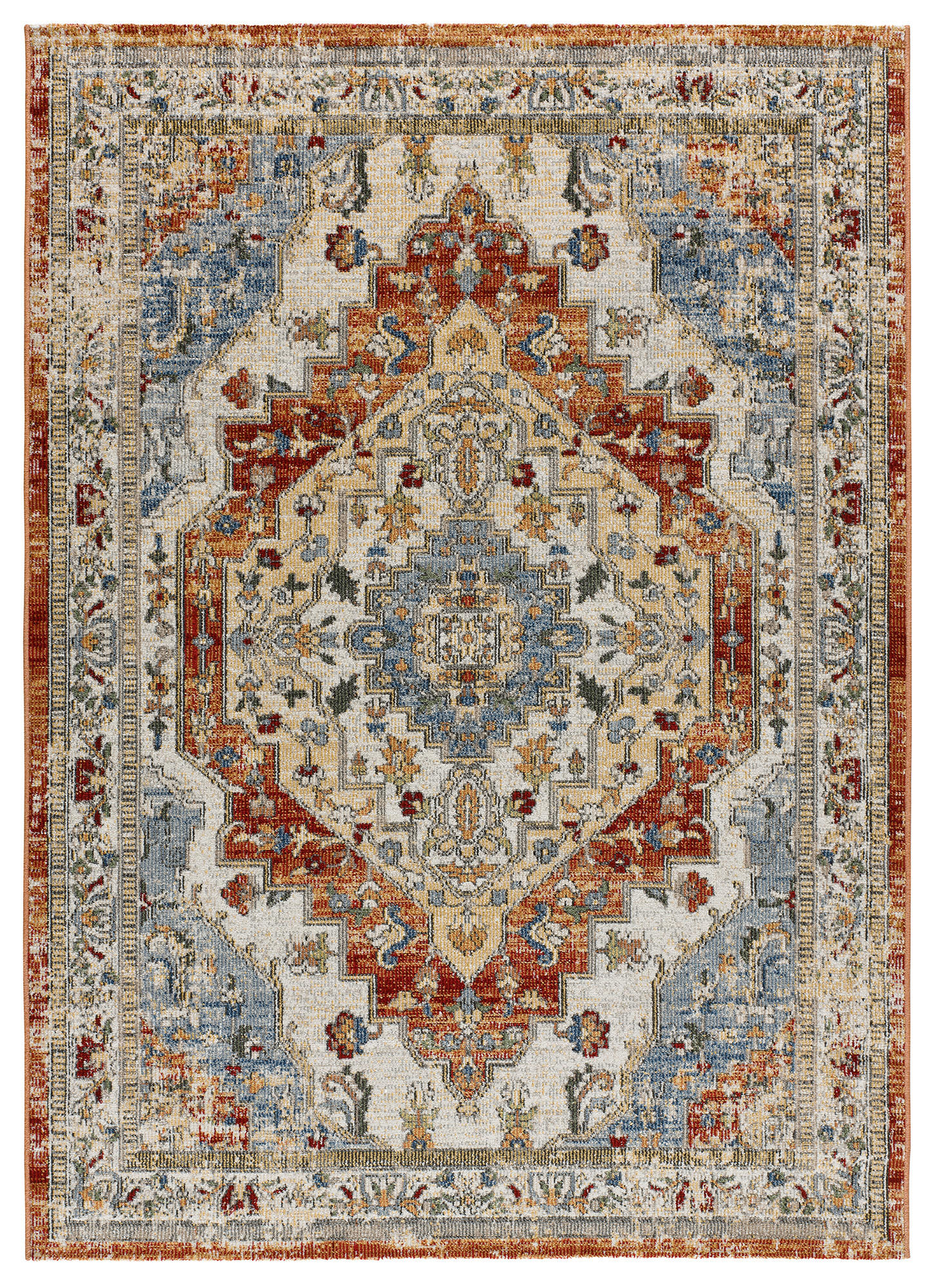 OUTDOORTEPPICH Terrakotta Luna 160/230 cm - Terracotta, Kunststoff/Textil (160/230cm) - Atticgo