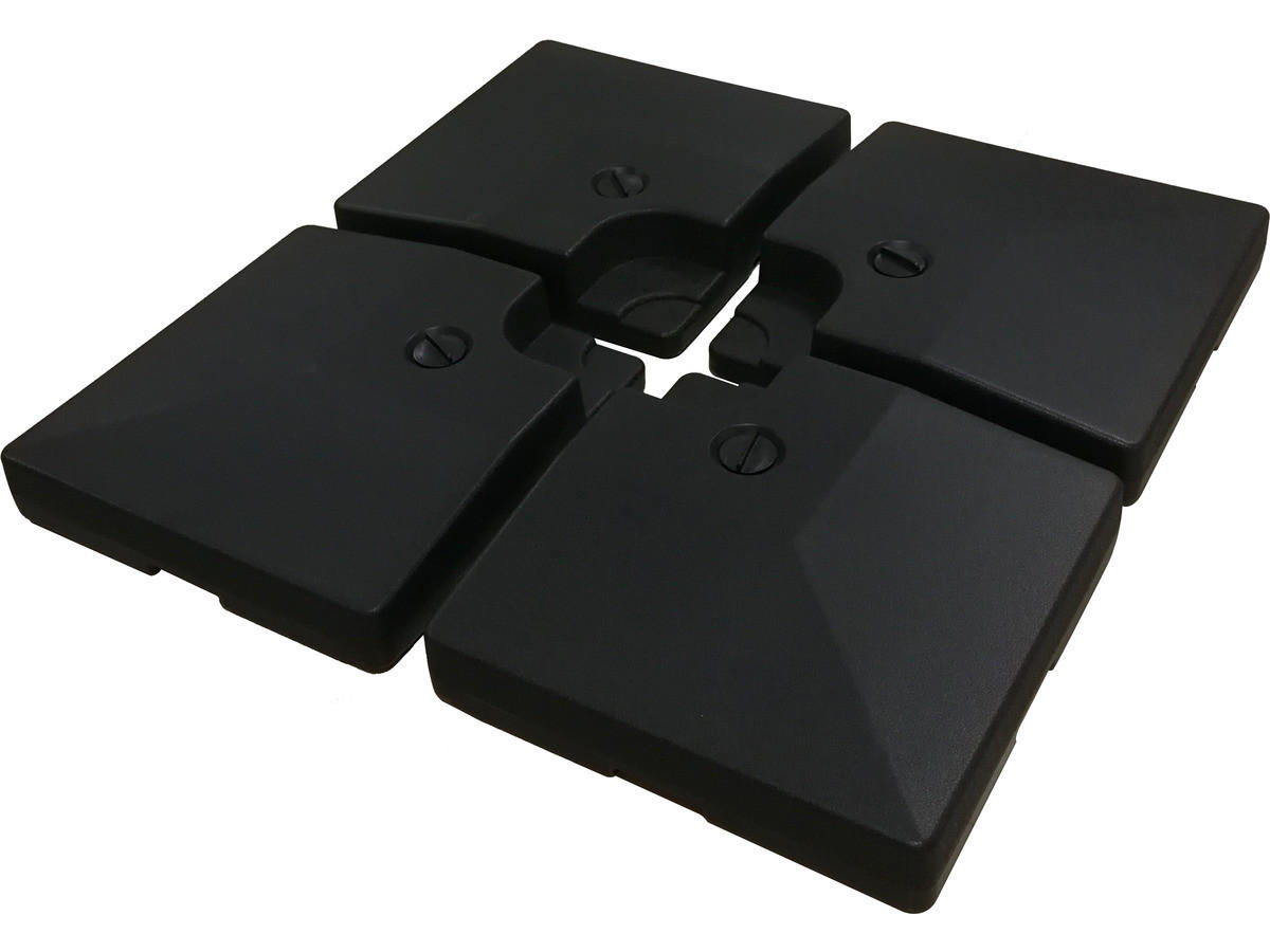 SONNENSCHIRM sun 4 Grau - Grau, Metall (400/300cm) - Habitat Garten