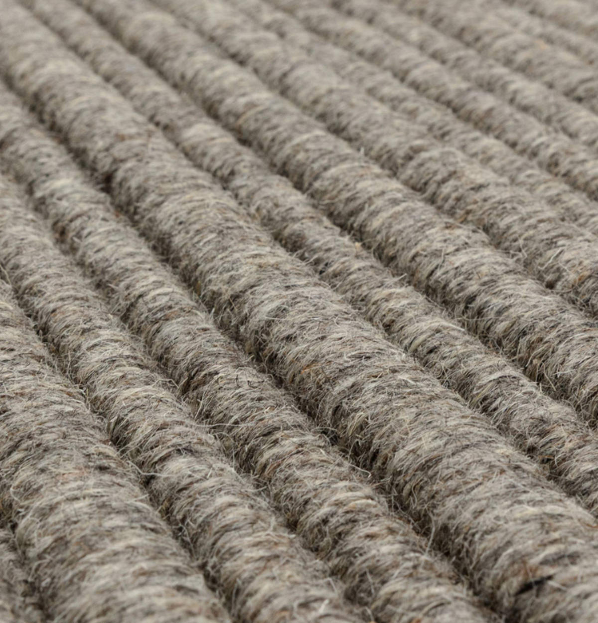 TEPPICH Wohn-/Schlafzimmer Flachgewebe TORRENTO Grau 120x170 cm - Grau, Naturmaterialien (120/170cm) - Novatrend