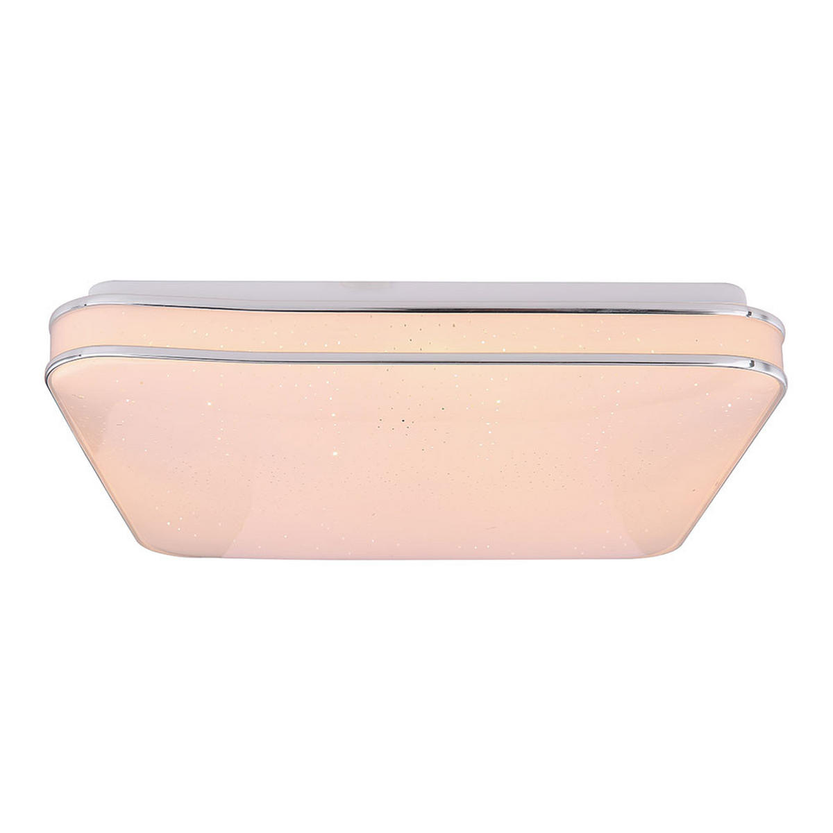 LED DECKENLEUCHTE LASSY Weiß Metall - Weiß, Metall (33.5/33.5/7.3cm) - Globo Lighting