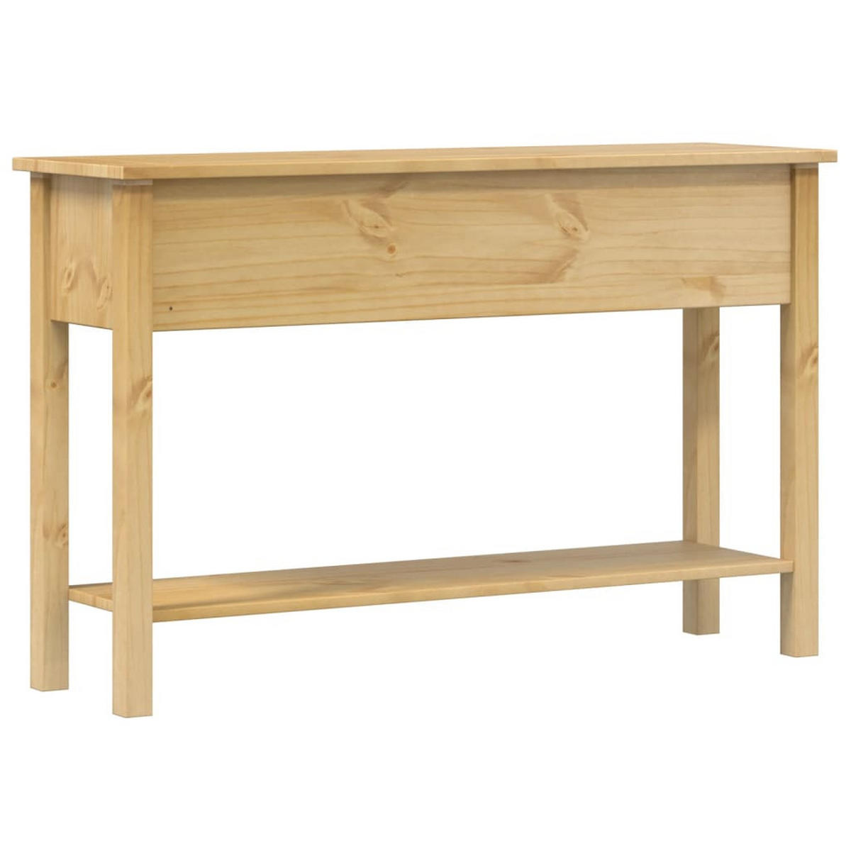 KONSOLENTISCH "Corona" 114/34,5/73 Cm Massivholz Kiefer - Braun, Holz (114/34.5/73cm) - vidaXL