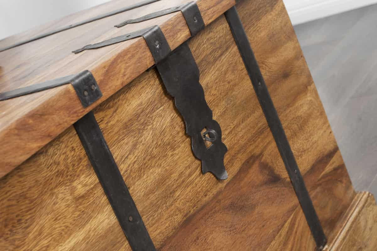 COUCHTISCH BODEGA Sheesham rechteckig Natur 100cm - Braun, Holz (60/100/40cm) - riess-ambiente