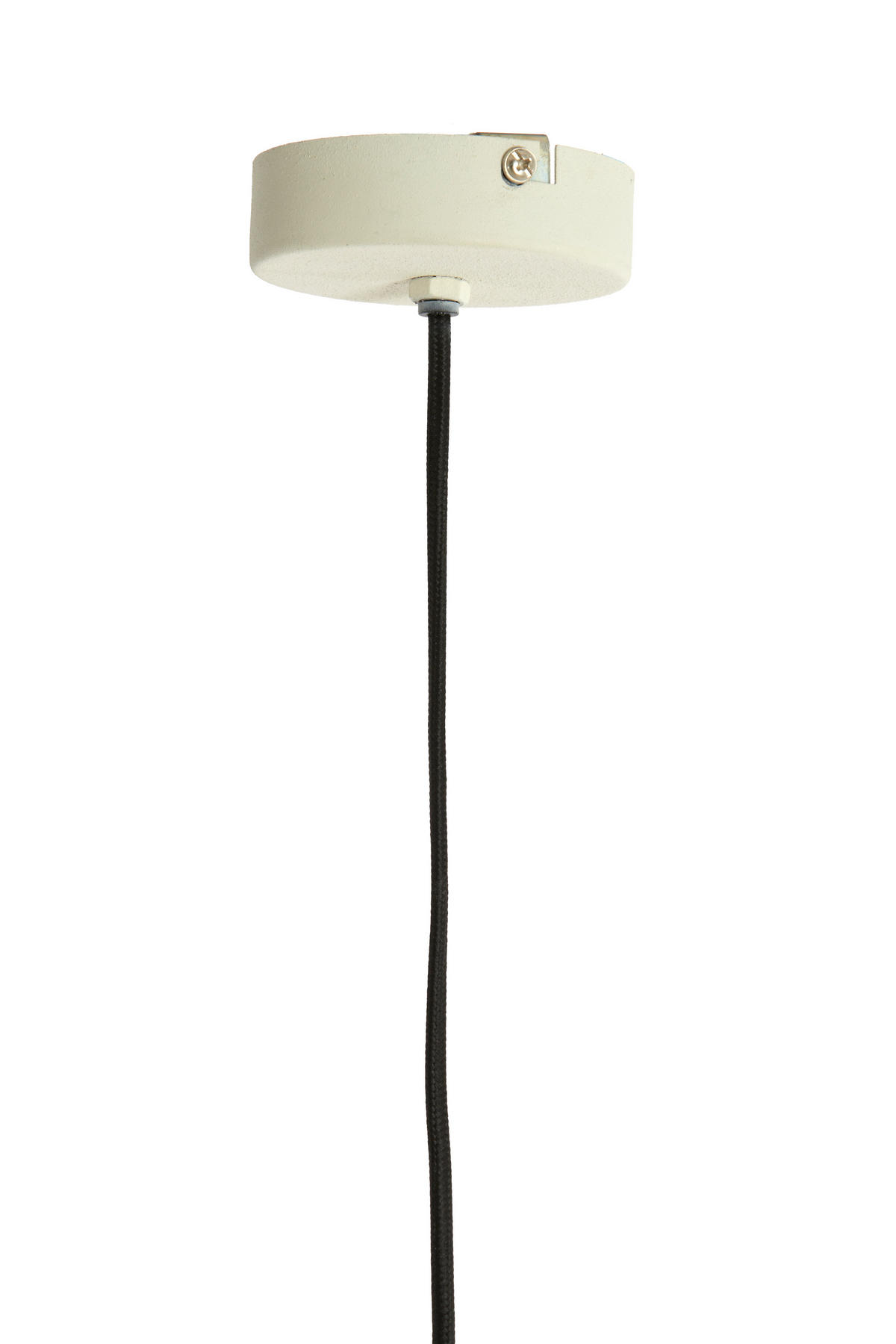 HÄNGELAMPE Kylie Weiß Ø30/26 cm - Weiß, Metall (30/30/26cm) - Light & Living