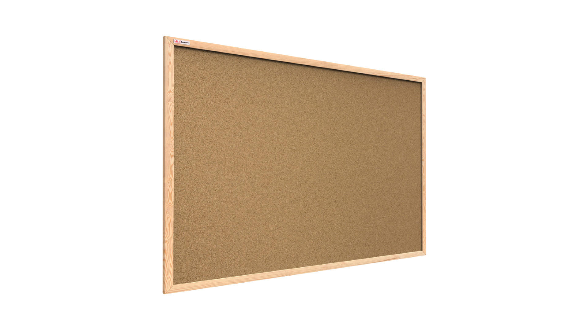 PINNWAND mit Naturholzrahmen 100x80cm - Braun, Holz (100/80/1.5cm) - ALLboards