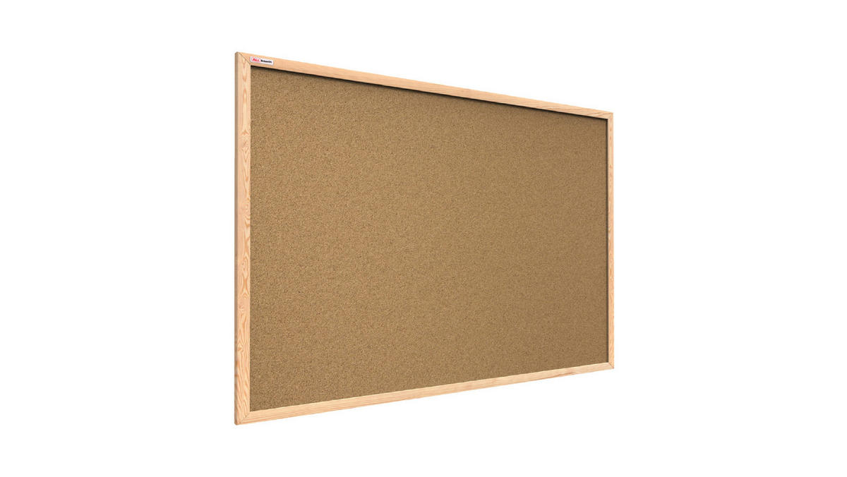 PINNWAND mit Naturholzrahmen 90x60cm - Braun, Holz (90/60/1.5cm) - ALLboards