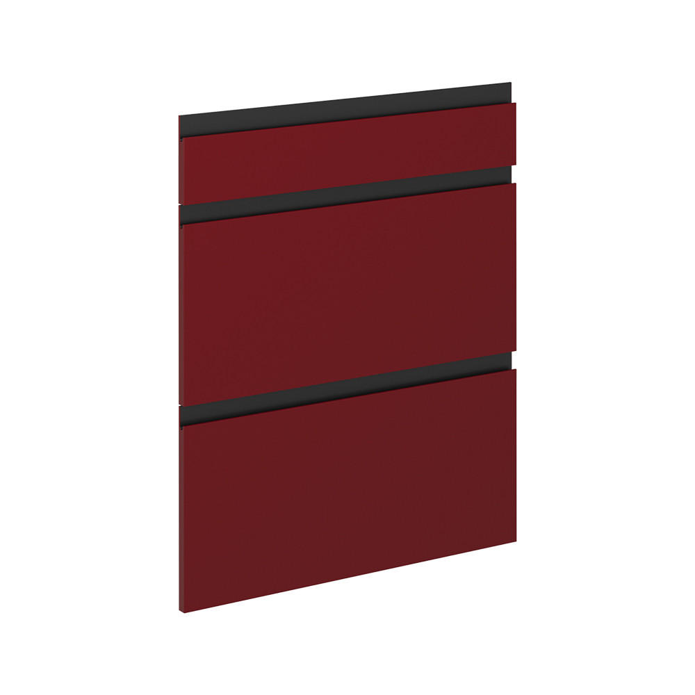 Vicco KUCHYŇSKÁ DVÍŘKA R-Line Červená 59.6 x 70.4 cm nábytková čela pro spodní skříňku se zásuvkami