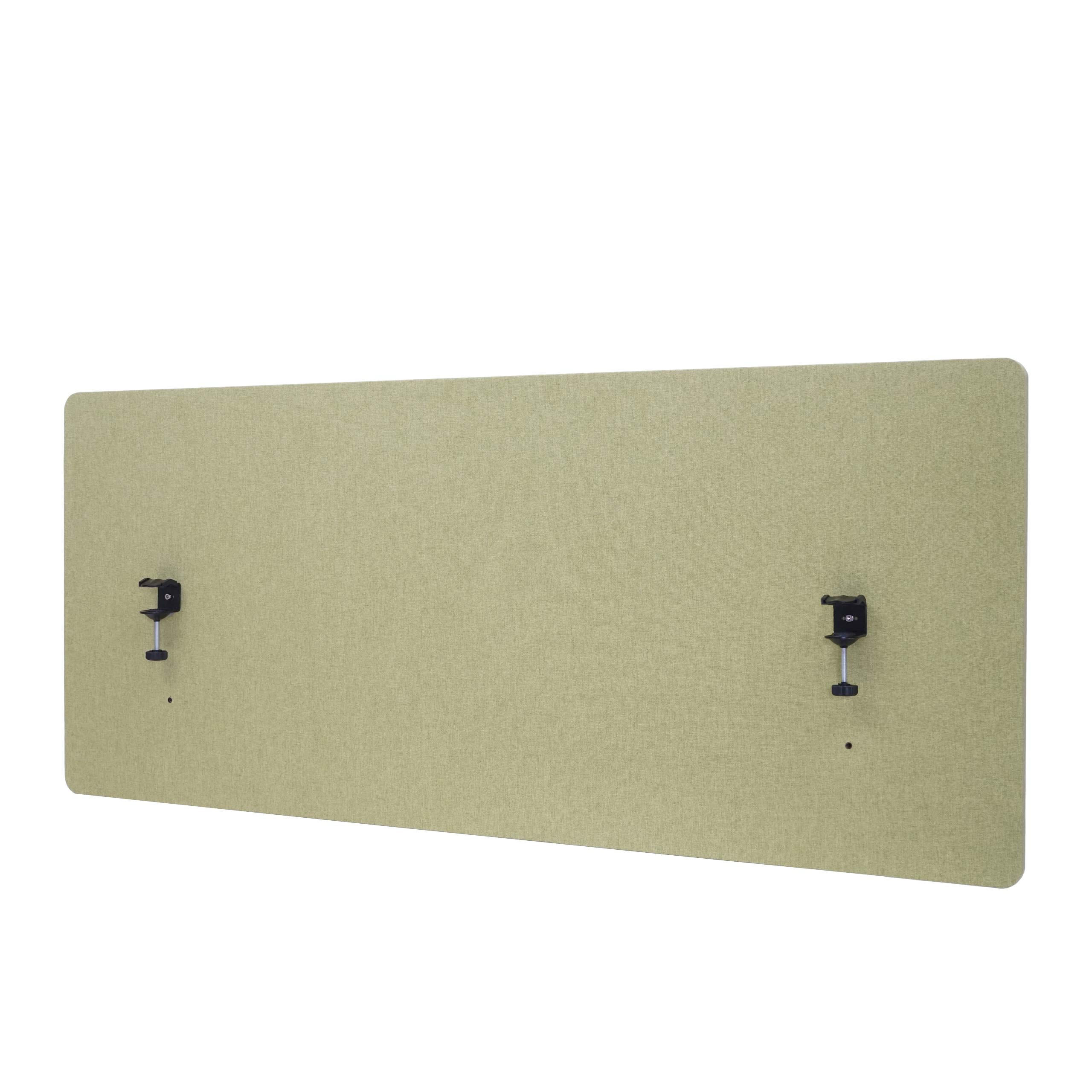 AKUSTIK-TISCHTRENNWAND Grün - Grün, Textil (140/60/2cm) - MCW