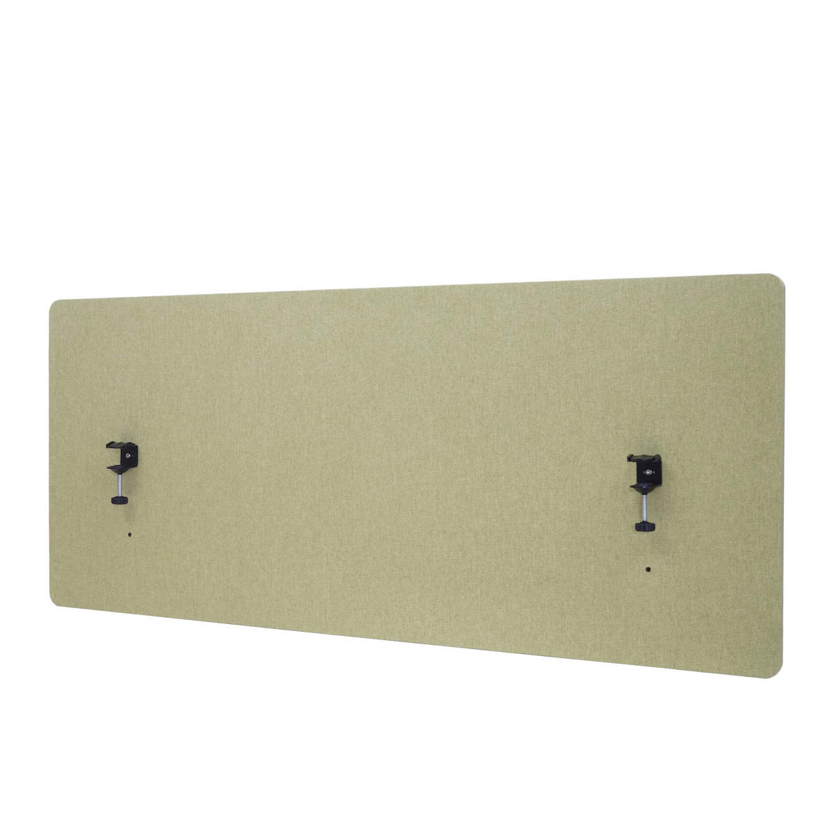AKUSTIK-TISCHTRENNWAND Grün - Grün, Textil (140/60/2cm) - MCW