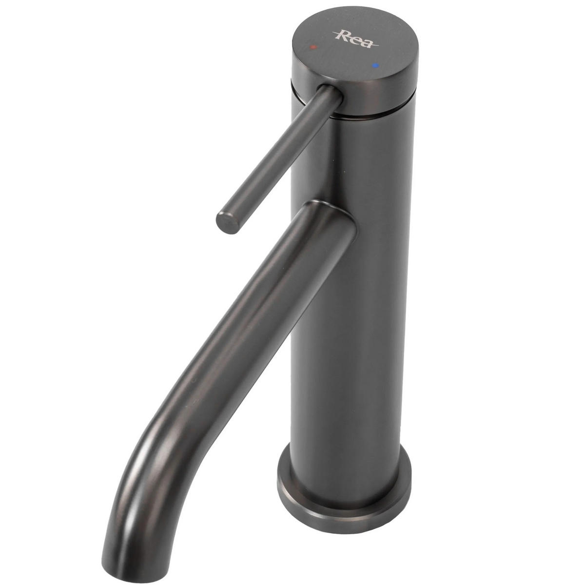 WASCHBECKENARMATUR Rea Clif Titanium - Titanfarben, Metall (4/20.5/16.5cm) - REA