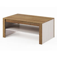 COUCHTISCH Falco Anderson Pinie - Absetzungen Eiche Riviera 103 / 63 / 46cm - Eichefarben/Pinienfarben, Holz/Holzwerkstoff (63/103/46cm) - Feldmann-Wohnen