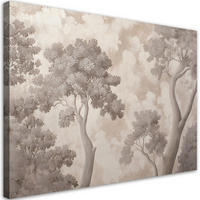 WANDBILD bäume natur - Grau, Textil (60/40cm) - Feeby