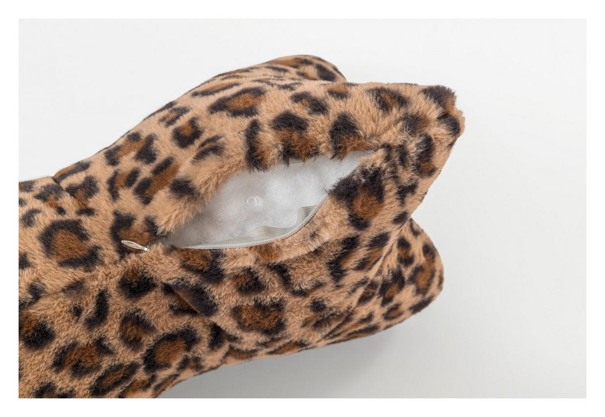 LESEKNOCHEN Panthera - Braun, Textil (42/22/22cm) - Magma Heimtexx