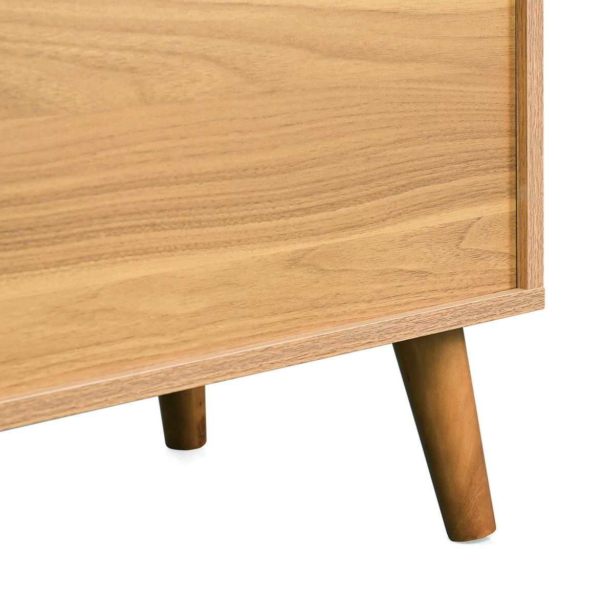 SIDEBOARD 120/76,5/40 cm Walnuss aus Spanplatte mit 6 Schubladen - Naturfarben, Holzwerkstoff (40/76.5/120cm) - OKMYHOME
