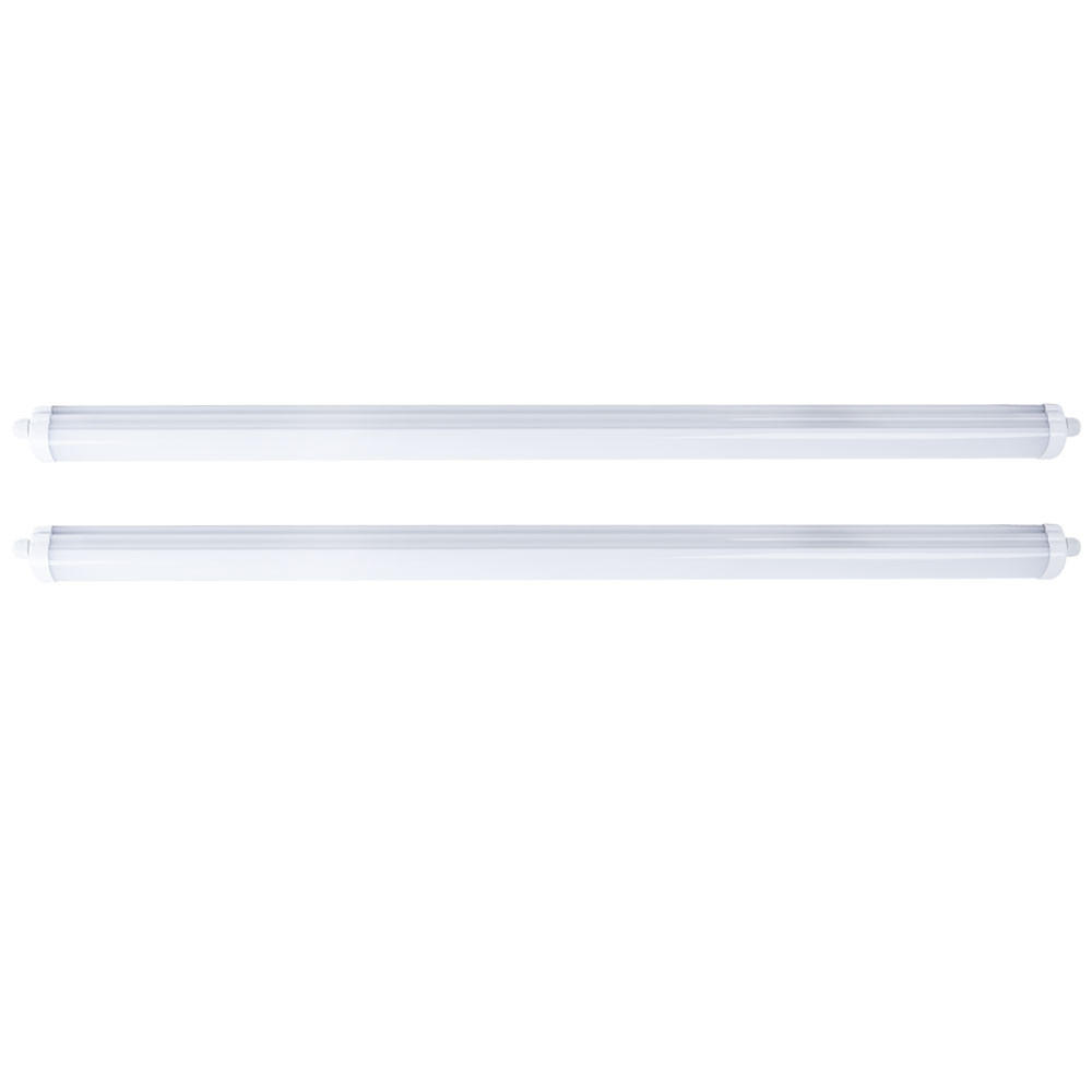 LED WANNENLEUCHTE Weiß 2er Set - Weiß, Kunststoff (150/6.5/5.8cm)