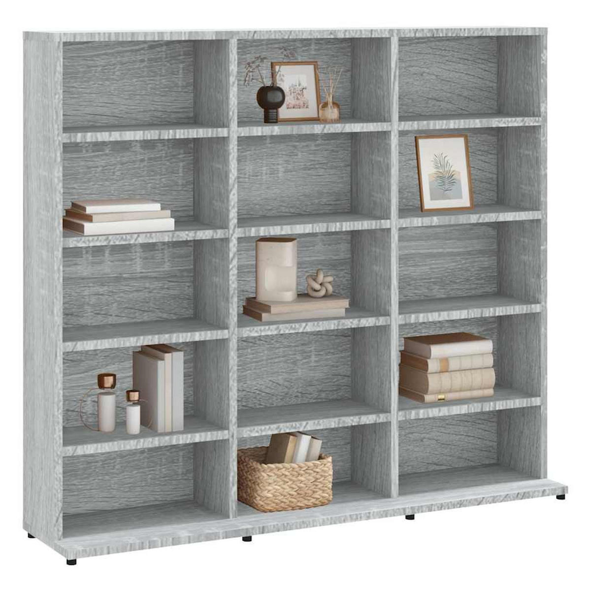 CD-REGAL Grau Sonoma 100/23/89,5 Cm Holzwerkstoff - Grau, Holzwerkstoff (23/89.5/100cm) - vidaXL